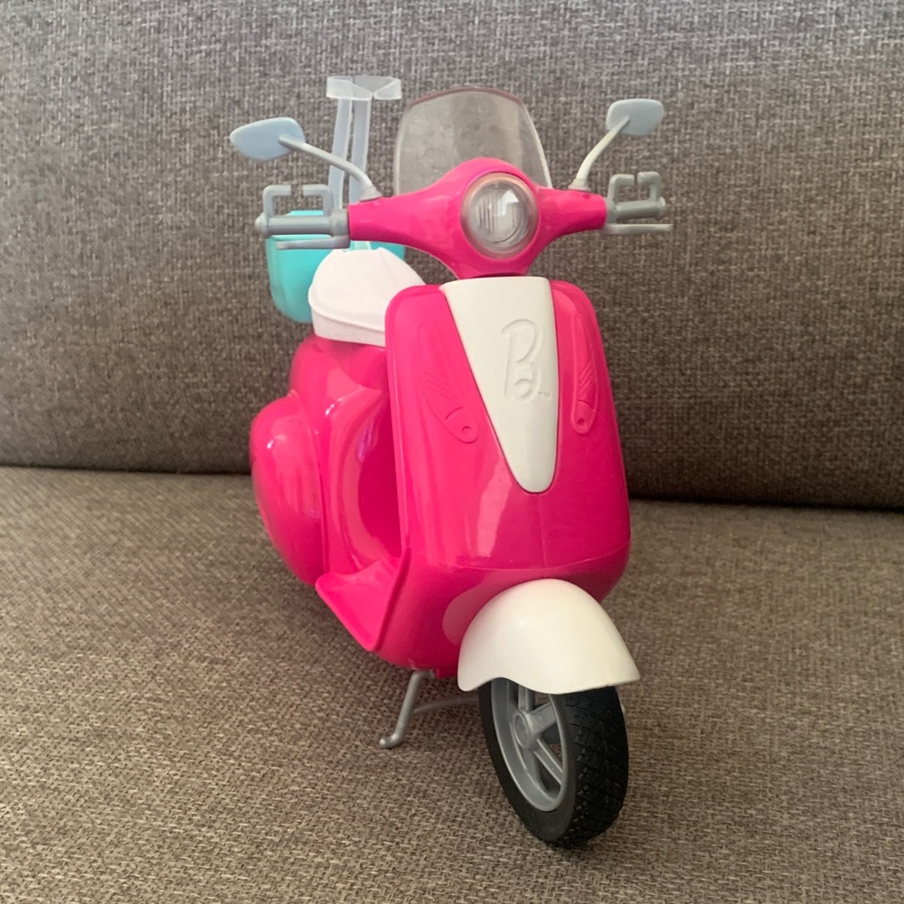 Barbie Doll Scooter Vespa Motorbike Vehicle Playset Accessory - Picture 2 of 6